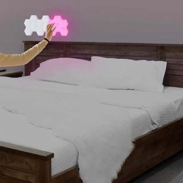 Alt view image 5 of 7 - Monster MLB71056RGB Multi-Color LED Touch Light - 3 Pack