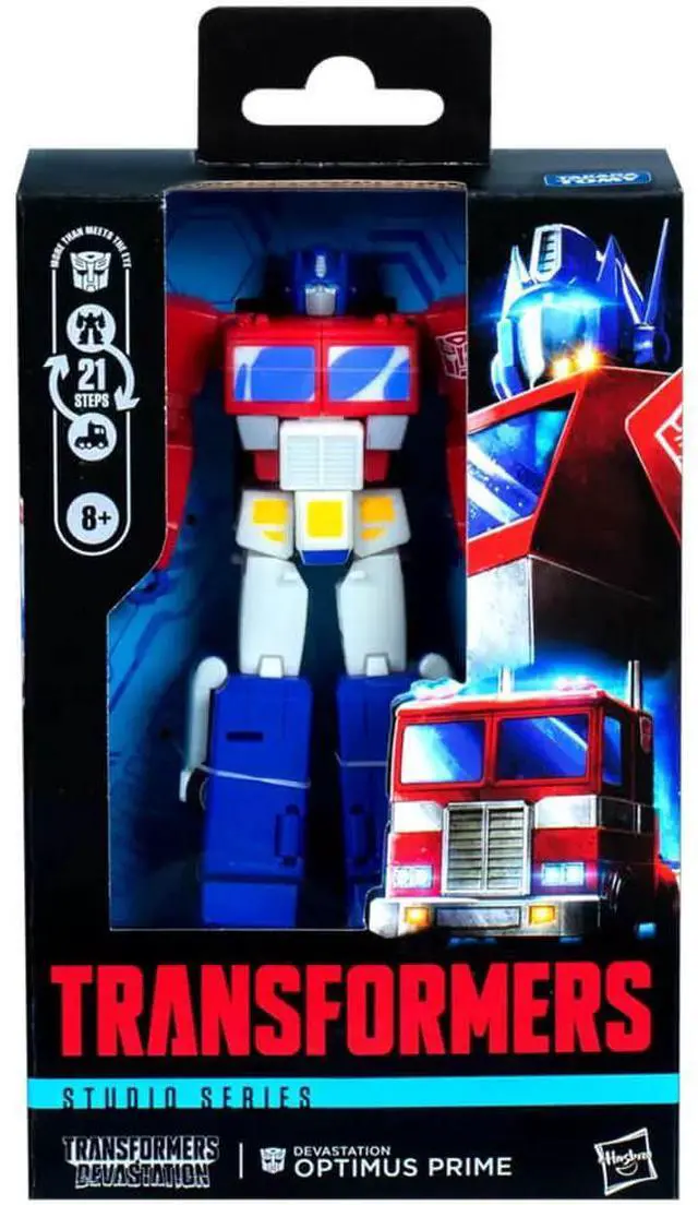 Alt view image 4 of 5 - Hasbro G0620 Transformers 4.5 inch Transformers Studio Series Deluxe Class Transformers: Devastation Optimus Prime Acti