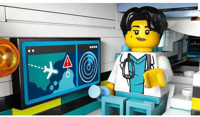 Alt view image 7 of 7 - LEGO 60465 City Emergency Air Ambulance Plane