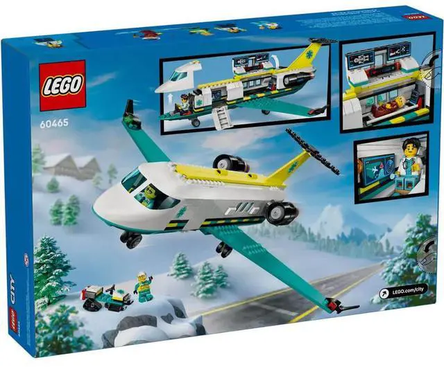 Alt view image 2 of 7 - LEGO 60465 City Emergency Air Ambulance Plane