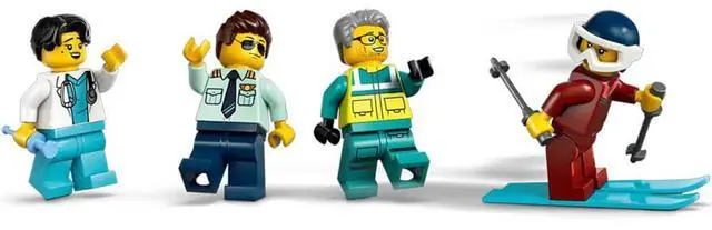 Alt view image 4 of 7 - LEGO 60465 City Emergency Air Ambulance Plane