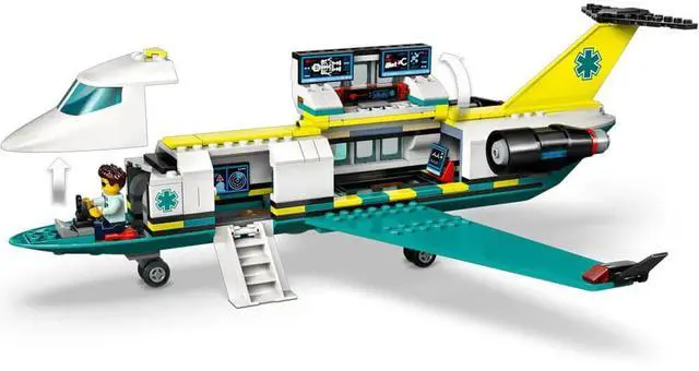 Alt view image 5 of 7 - LEGO 60465 City Emergency Air Ambulance Plane
