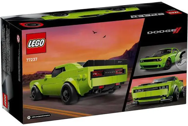 Alt view image 2 of 7 - LEGO 77237 Speed Champions Dodge Challenger SRT Hellcat Sports Car