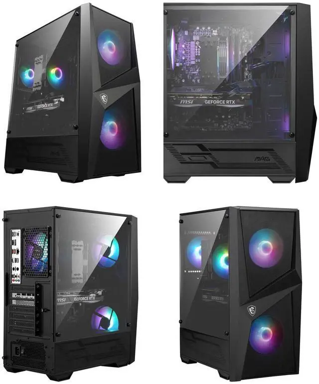 Alt view image 5 of 5 - MSI CODR2C14NVL5 Codex R2 Gaming Desktop - Intel Core i5 14400F - NVIDIA GeForce RTX 5060 - 16GB/1TB