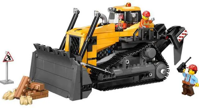 Alt view image 4 of 7 - LEGO 60466 City Yellow Bulldozer