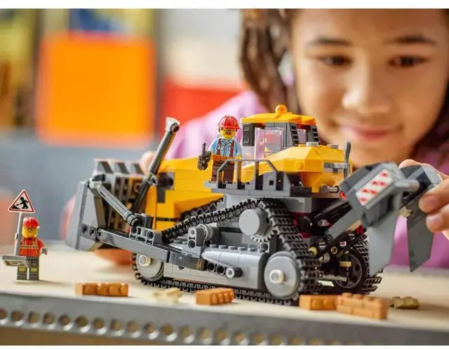 Alt view image 3 of 7 - LEGO 60466 City Yellow Bulldozer