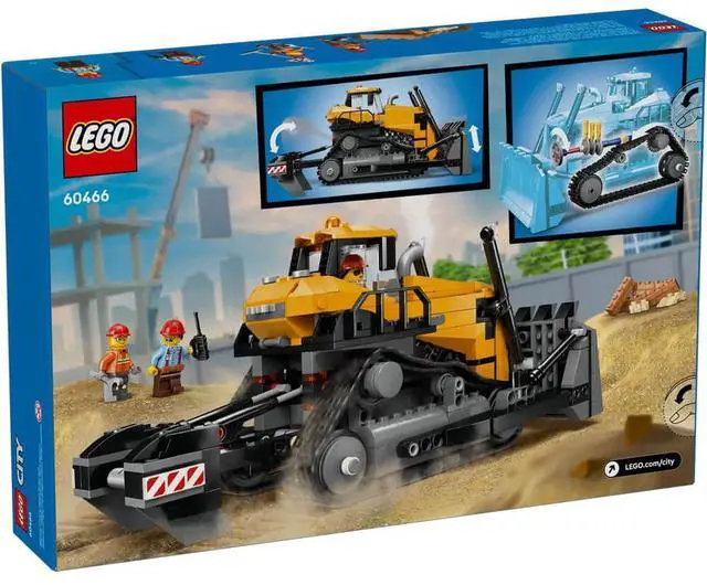 Alt view image 2 of 7 - LEGO 60466 City Yellow Bulldozer