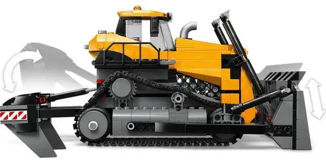 Alt view image 7 of 7 - LEGO 60466 City Yellow Bulldozer