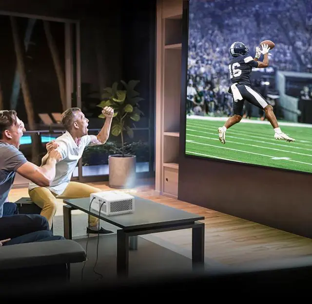 Alt view image 3 of 7 - Optoma UHZ35 High Brightness 4K UHD HDR Home Theater and Gaming Laser Projector