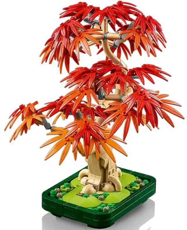 Alt view image 6 of 7 - LEGO 10348 Botanicals Japanese Red Maple Bonsai Tree