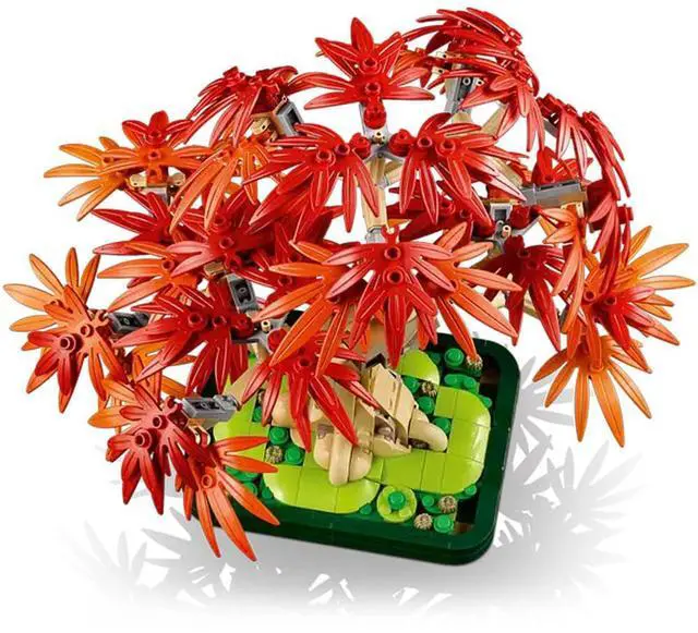 Alt view image 7 of 7 - LEGO 10348 Botanicals Japanese Red Maple Bonsai Tree