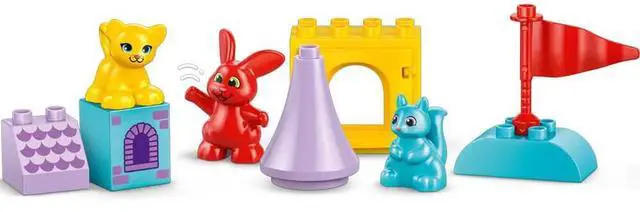 Alt view image 7 of 7 - LEGO 10450 DUPLO Hopsy Castle Game