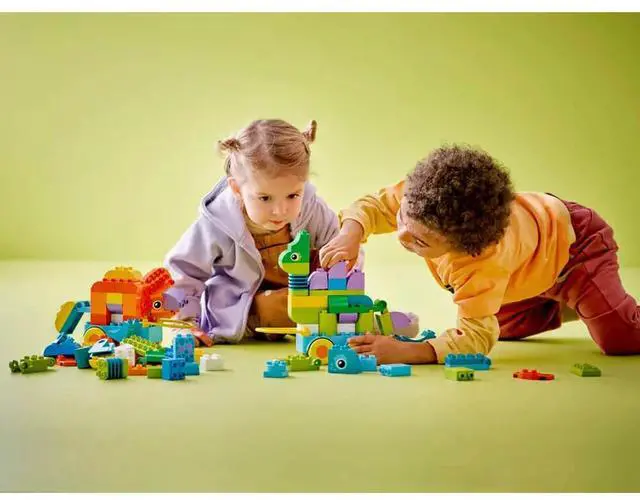 Alt view image 2 of 7 - LEGO 10451 DUPLO Town 3-in-1 Dinosaurs on Wheels