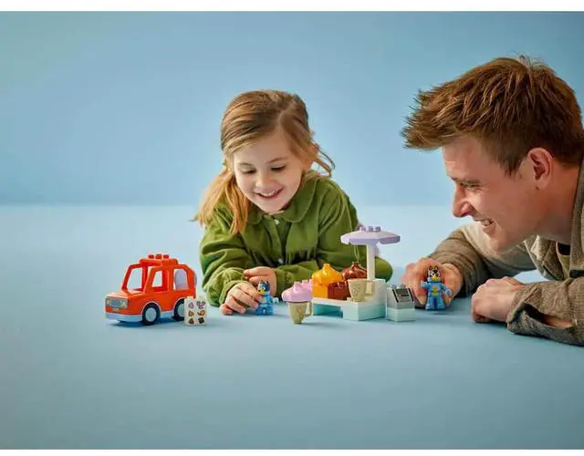 Alt view image 2 of 7 - LEGO 10458 DUPLO Bluey Ice Cream Trip with Bluey