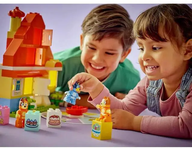 Alt view image 3 of 7 - LEGO 10459 DUPLO Bluey: Bluey Family House with Memory Game