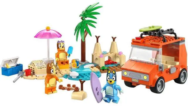 Alt view image 4 of 7 - LEGO 11202 Bluey: Bluey Beach and Family Car Trip