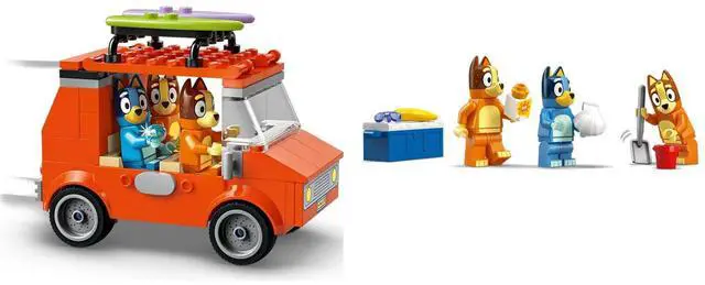 Alt view image 7 of 7 - LEGO 11202 Bluey: Bluey Beach and Family Car Trip