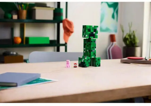 Alt view image 4 of 7 - LEGO 21276 Minecraft The Creeper