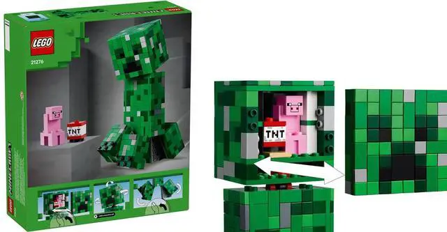 Alt view image 7 of 7 - LEGO 21276 Minecraft The Creeper