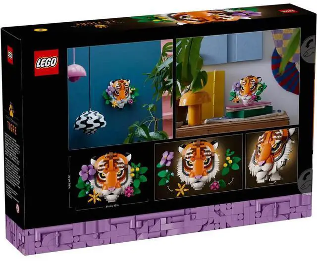 Alt view image 7 of 7 - LEGO 31217 Art The Fauna Collection - Tiger