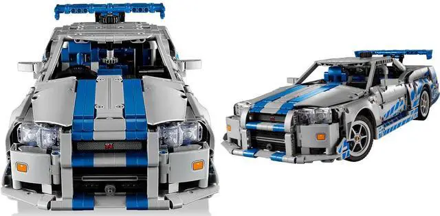Alt view image 6 of 7 - LEGO 42210 Technic 2 Fast 2 Furious Nissan Skyline GT-R (R34) Car
