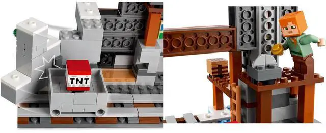 Alt view image 6 of 7 - LEGO 21277 Minecraft The Pickaxe Mine