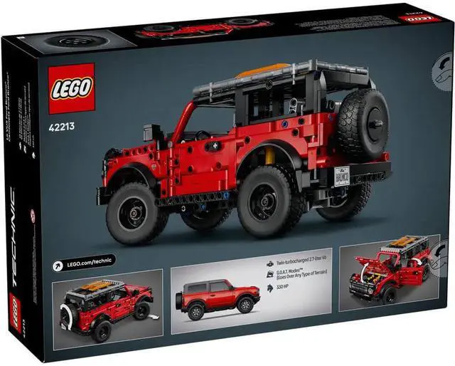 Alt view image 5 of 7 - LEGO 42213 Technic Ford Bronco SUV