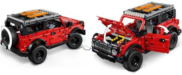 Alt view image 6 of 7 - LEGO 42213 Technic Ford Bronco SUV