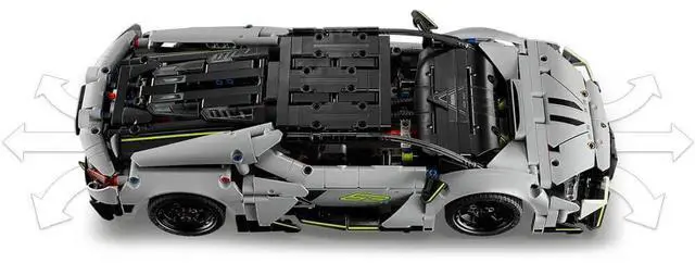 Alt view image 3 of 7 - LEGO 42214 Technic Lamborghini Revuelto Super Sports Car