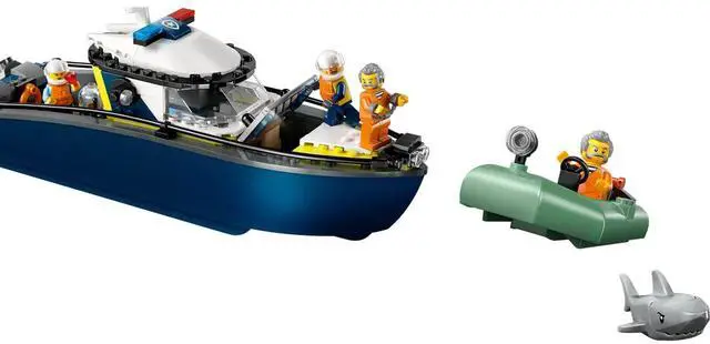 Alt view image 7 of 7 - LEGO 60456 City Police Boat Chase