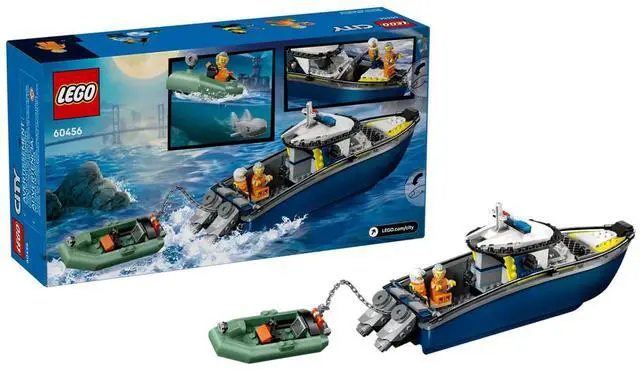 Alt view image 6 of 7 - LEGO 60456 City Police Boat Chase