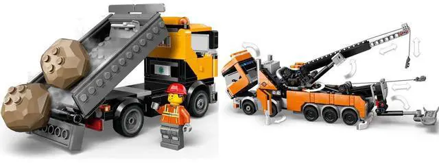 Alt view image 6 of 7 - LEGO 60467 City Heavy-Duty Recovery Tow Truck with Crane