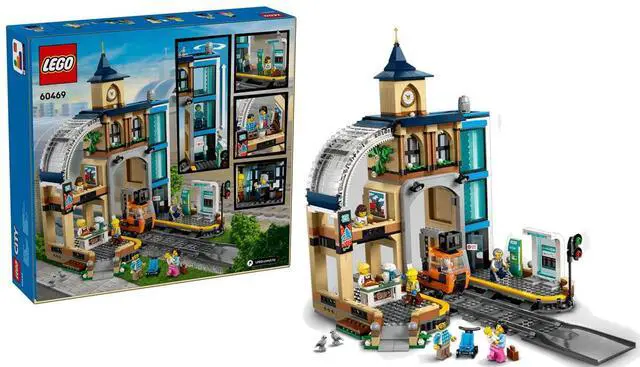 Alt view image 7 of 7 - LEGO 60469 City Train Station