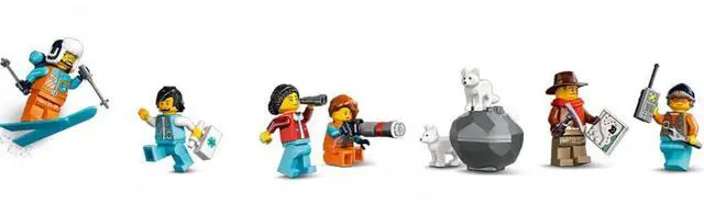 Alt view image 5 of 7 - LEGO 60470 City Explorers Artic Polar Express Train