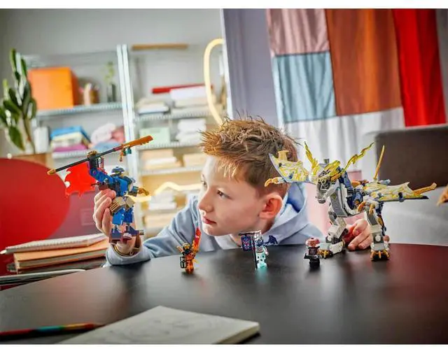 Alt view image 2 of 7 - LEGO 71843 NINJAGO Rogue Mech Dragon Rider
