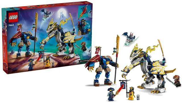 Alt view image 6 of 7 - LEGO 71843 NINJAGO Rogue Mech Dragon Rider