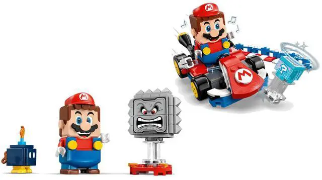 Alt view image 6 of 7 - LEGO 72043 Mario Kart Interactive Mario and Standard Kart