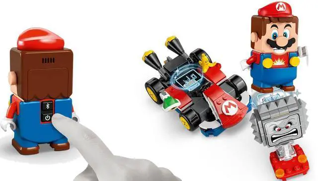 Alt view image 7 of 7 - LEGO 72043 Mario Kart Interactive Mario and Standard Kart