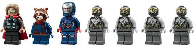 Alt view image 7 of 7 - LEGO 76322 Marvel Avengers: Endgame Thor VS Chitauri