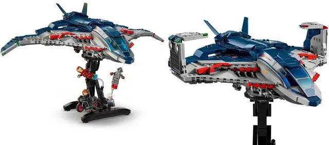 Alt view image 6 of 7 - LEGO 76325 Marvel Avengers: Age of Ultron Quinjet