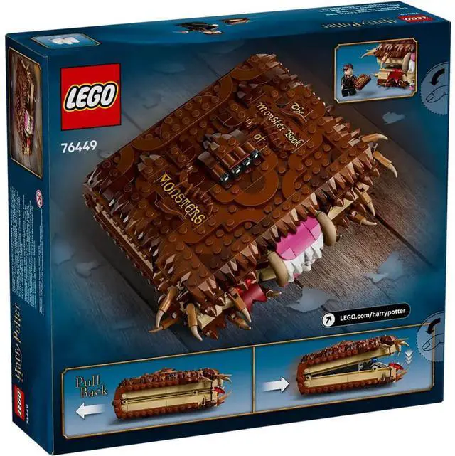 Alt view image 4 of 7 - LEGO 76449 Harry Potter Chomping Monster Book of Monsters