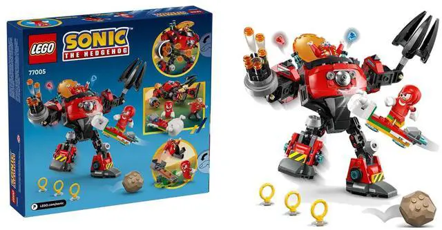 Alt view image 4 of 7 - LEGO 77005 Sonic The Hedgehog Knuckles VS Eggman Egg Crusher Mech