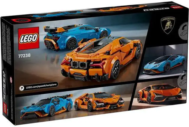Alt view image 5 of 7 - LEGO 77238 Speed Champions Lamborghini Revuelto & Huracán STO
