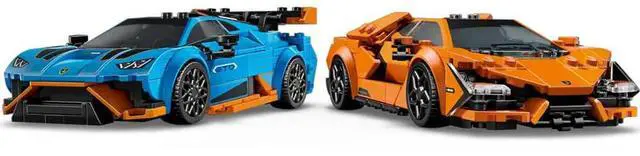 Alt view image 7 of 7 - LEGO 77238 Speed Champions Lamborghini Revuelto & Huracán STO