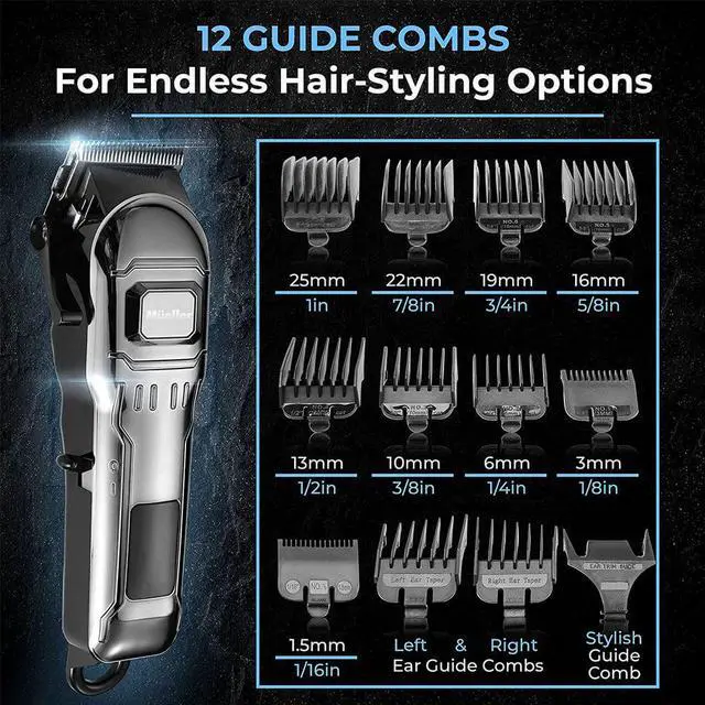Alt view image 4 of 7 - MuellerHome UC1200 UltraGroom Cordless Hair Clipper Set