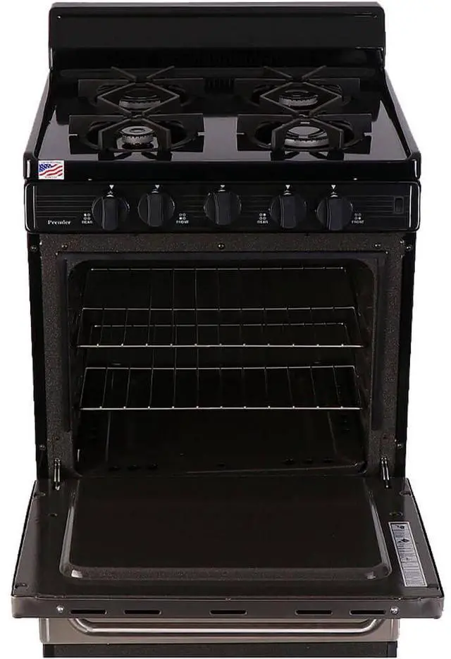 Alt view image 2 of 4 - Premier SJK600BP 2.97 Cu. Ft. Stainless Freestanding Gas Range