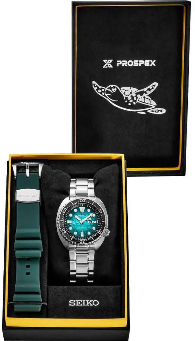 Alt view image 3 of 5 - Seiko SRPH57 Prospex U.S. Special Edition Automatic Diver Watch - Stainless/Green