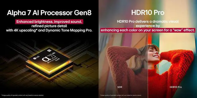 Alt view image 3 of 7 - LG 55QNED70A 55 inch Class QNED70A Series 4K QNED Smart TV