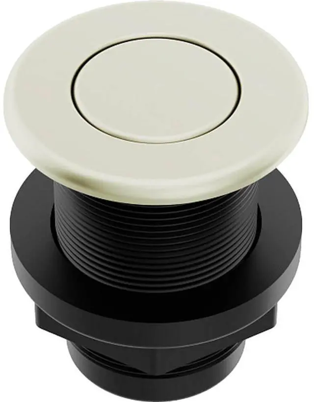 Main image of Moen Plastic Garbage Disposal Air Switch Button, 1-13/16" Diameter - Almond