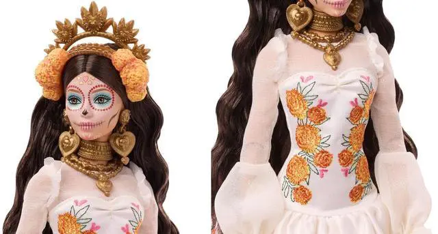 Alt view image 5 of 7 - Mattel Barbie Signature 2025 Día De Muertos Collectible Doll